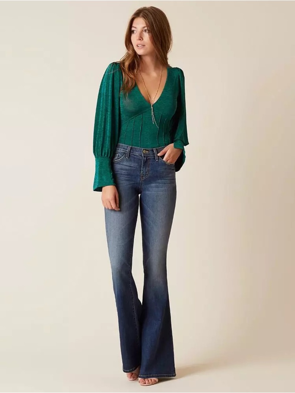 FREE PEOPLE Emerald Blouse - Picture 3 of 3